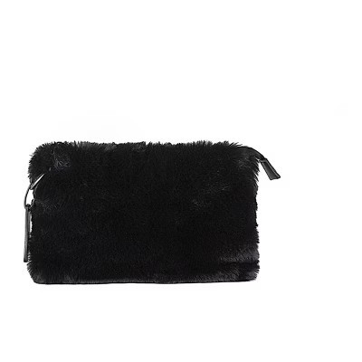 Luxe Faux Fur Purse | Black | Target