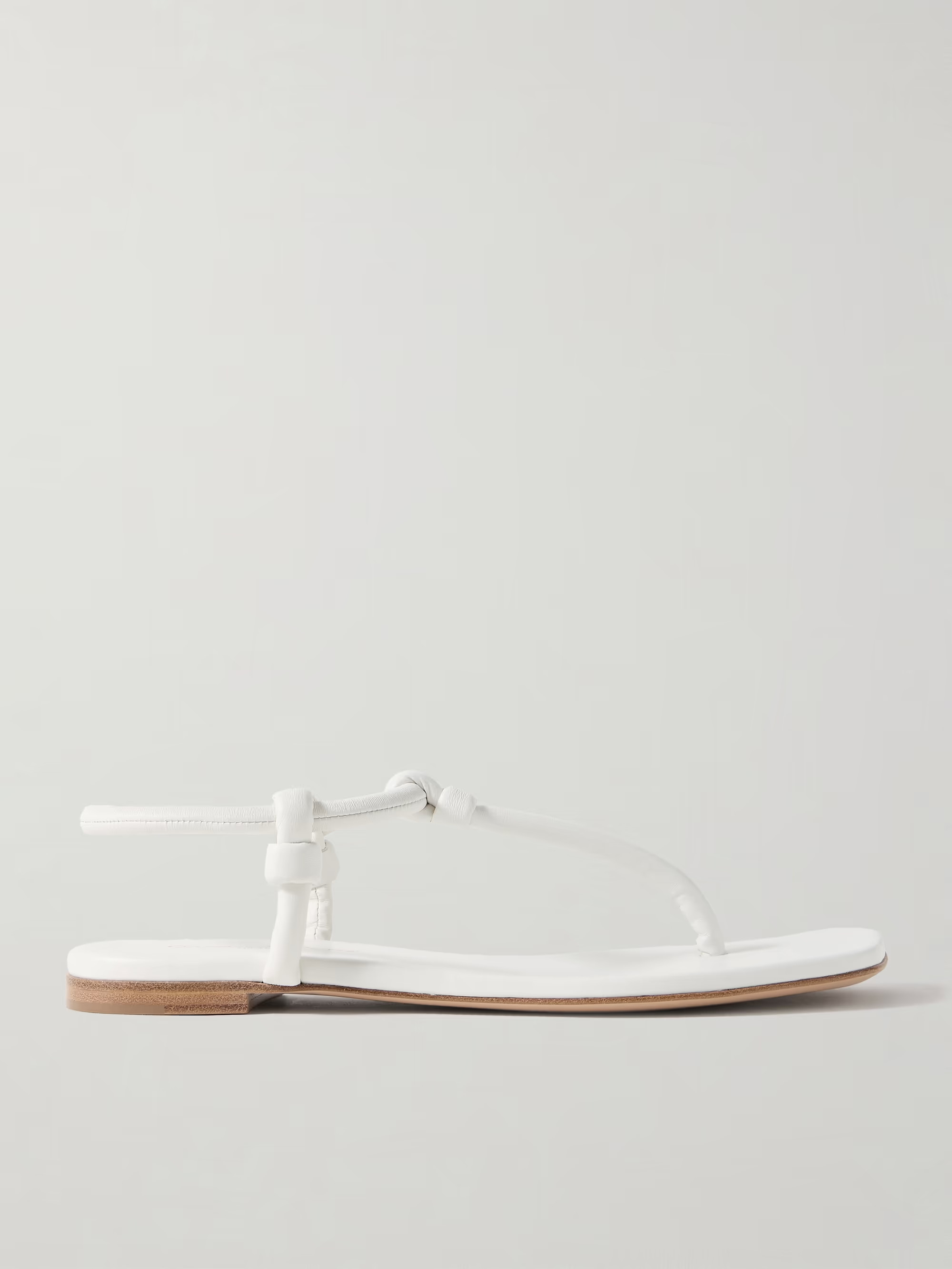 Juno Thong knotted leather sandals | NET-A-PORTER (UK & EU)