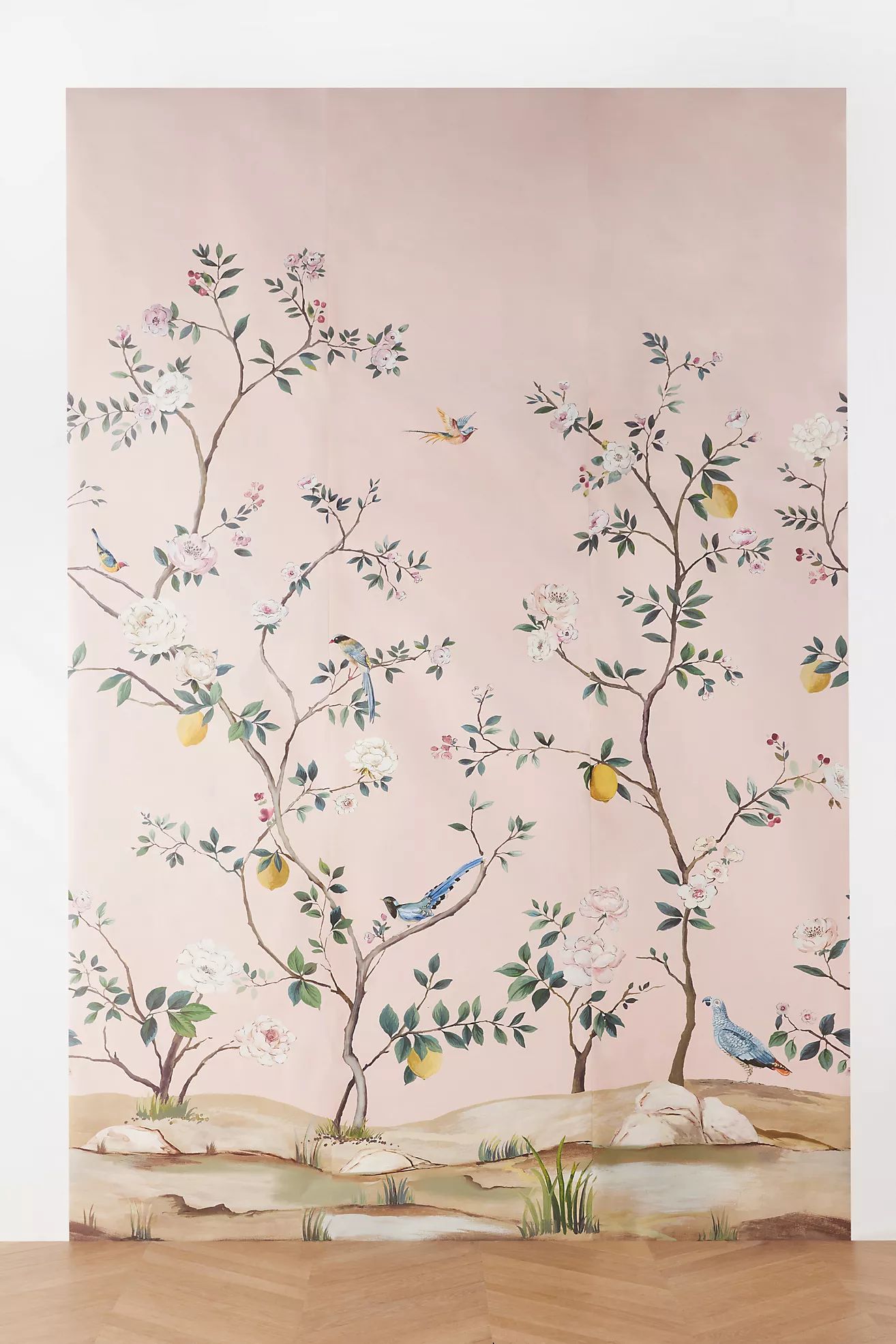 Blossom Chinoiserie Mural | Anthropologie (US)