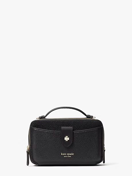 Kate Spade Essential Double-Zip Crossbody, Black | Kate Spade (US)