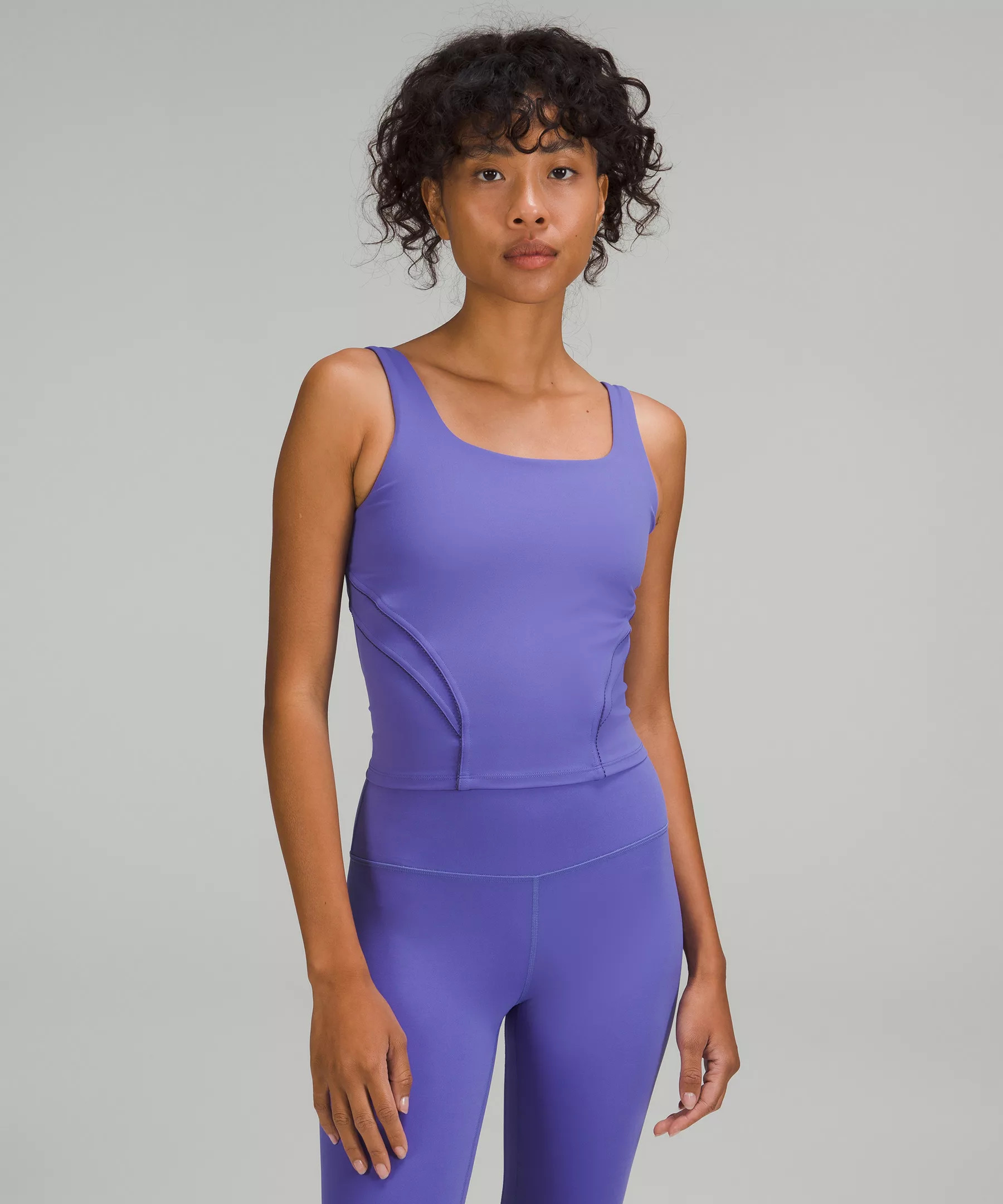 Nulu and Mesh-Back Shelf-Bra Yoga Tank Top | Lululemon (US)
