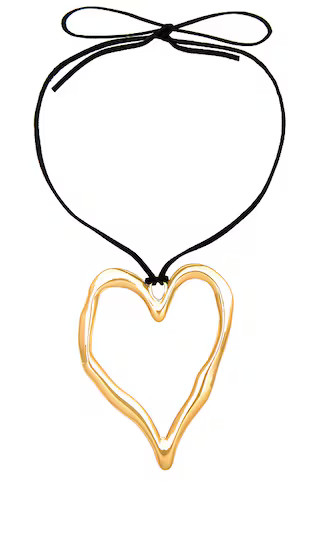 Love Pendant Necklace in Gold | Revolve Clothing (Global)
