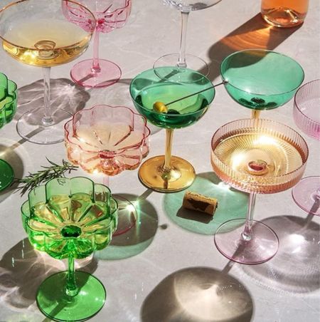 Amazon colored cocktail glasses 

#LTKSummerSales #LTKFindsUnder100 #LTKHome
