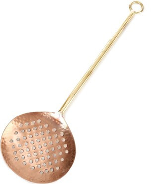 Stainless Steel Hammered Copper & Forged Gold Skimmer | Dillard's