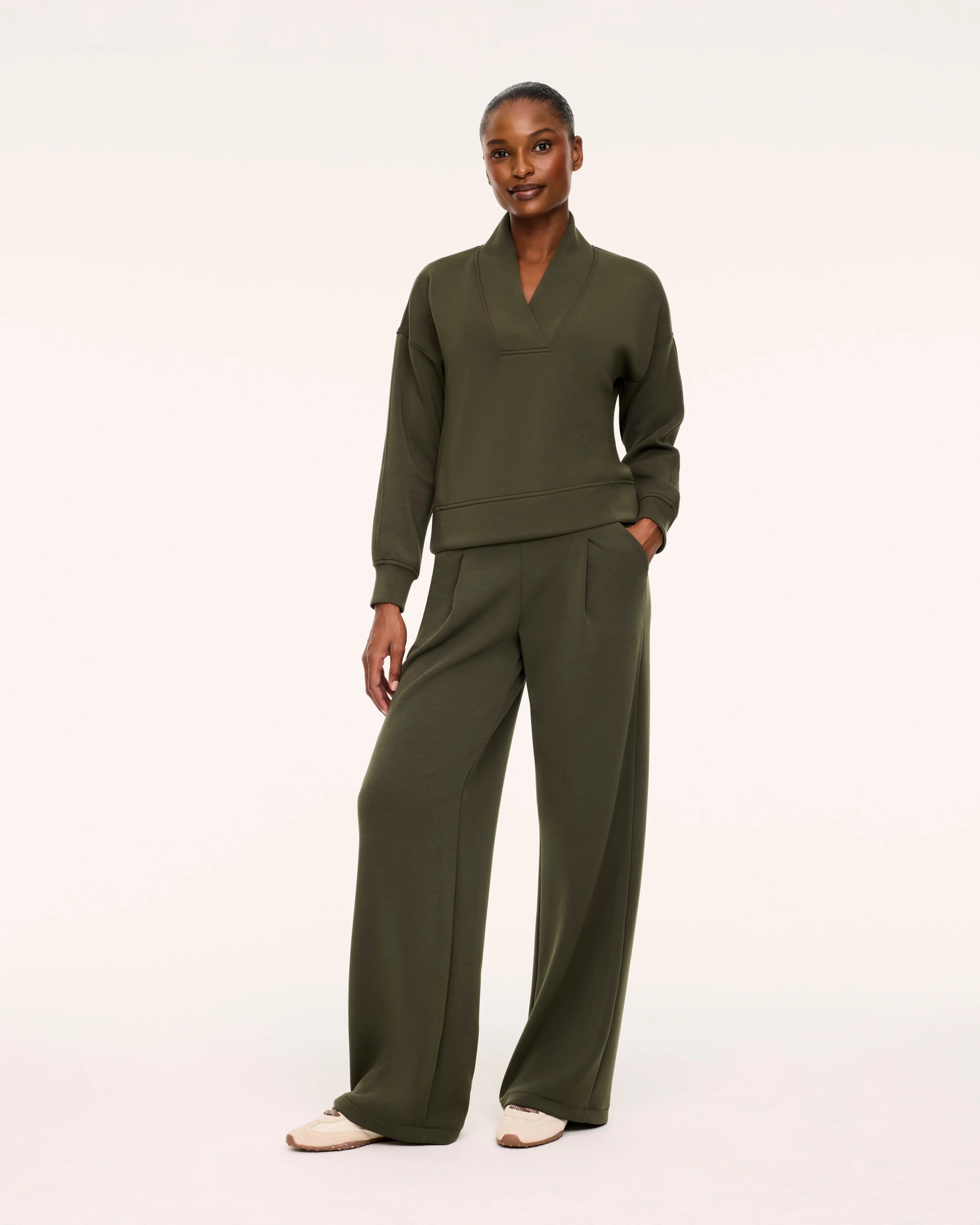 SPANX AirEssentials® Pleated Wide Leg Pant | Spanx