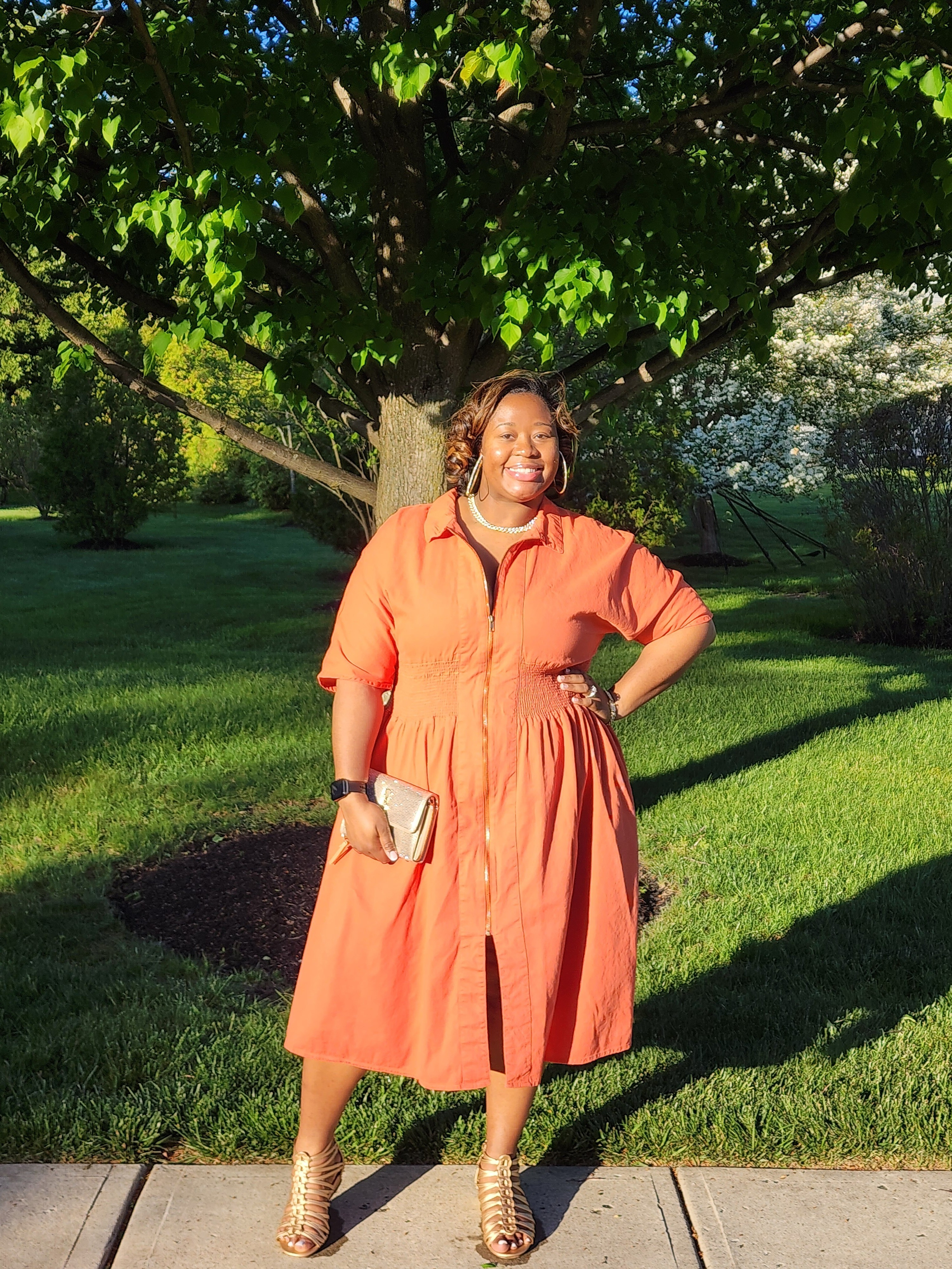 Smocked Zip Front Dress

#LTKPlusSize #LTKgrwm #LTKootd