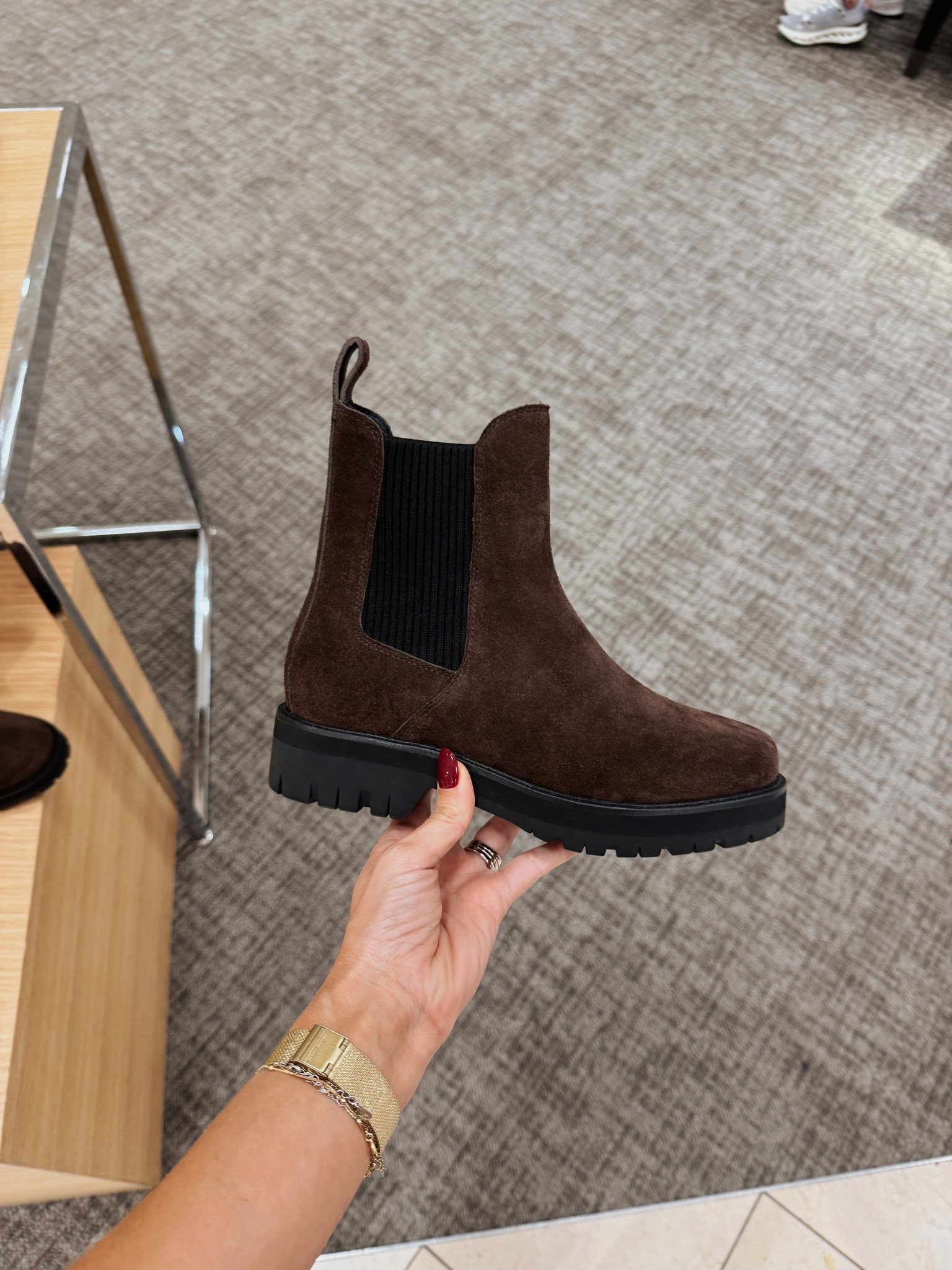 Loved this black and brown combo - fit is tts.
