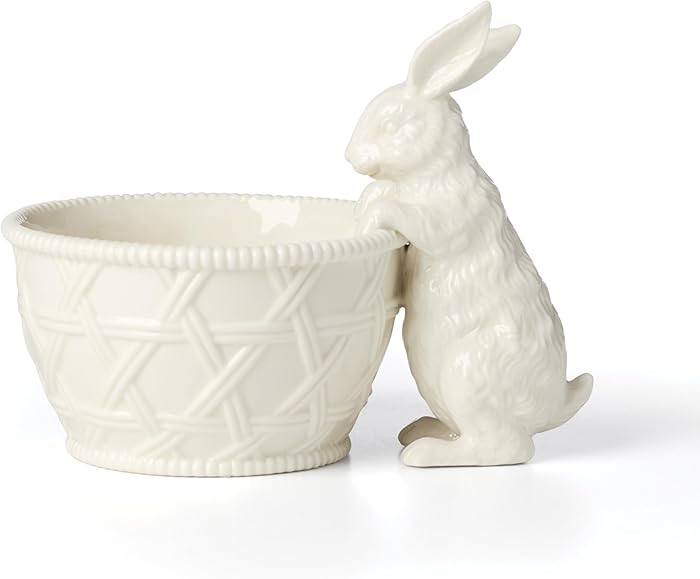 Lenox 897157 Wicker Creek Bunny Candy Dish, Easter Serveware | Amazon (US)