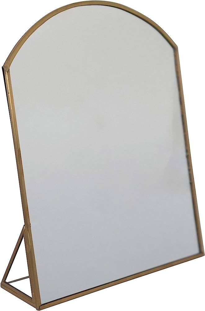 Creative Co-Op Metal Framed Standing Mirror, Brass Finish | Amazon (US)