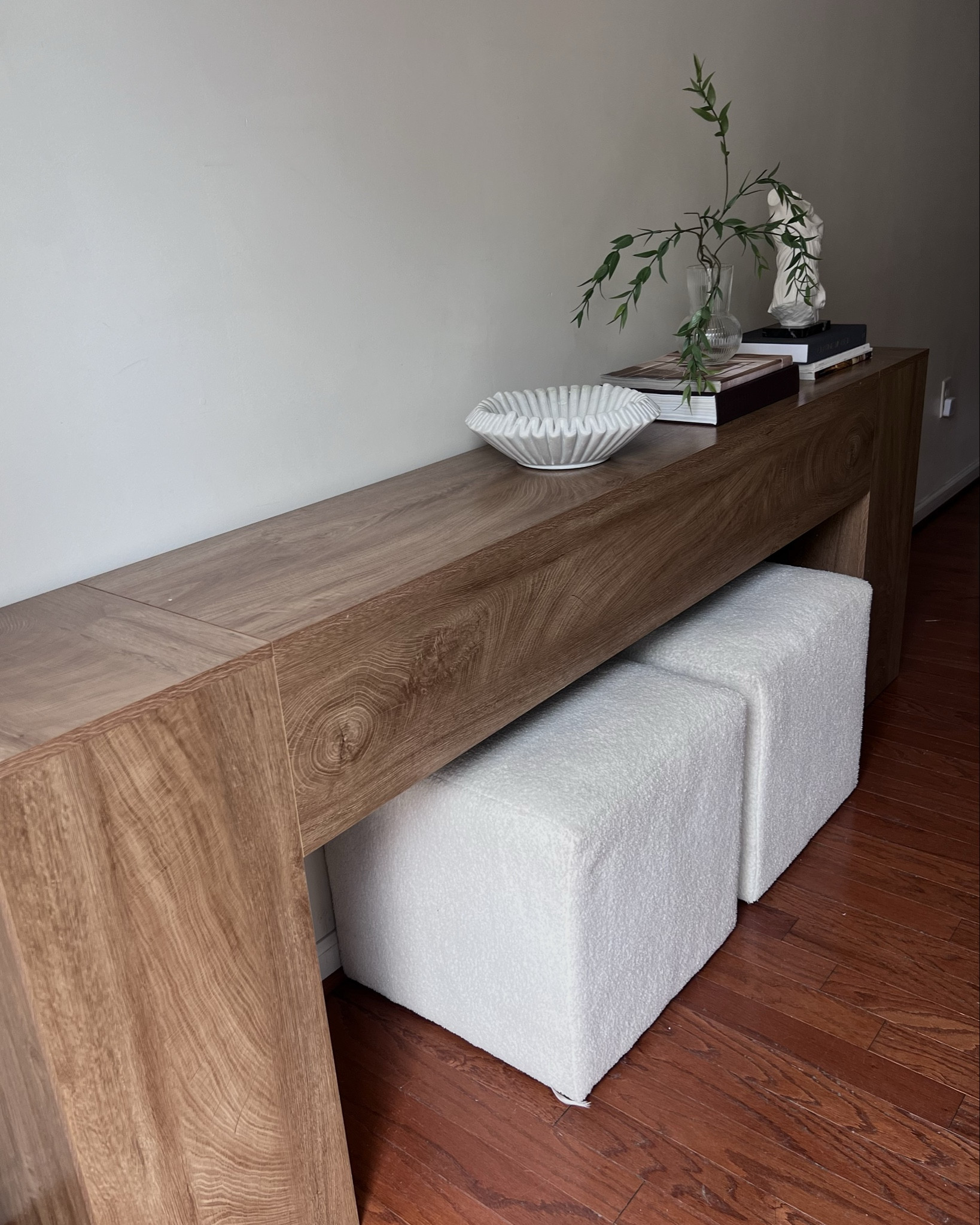 So obsessed with this console table 86inches the perfect entry way table 
Amazon finds. Home decor. Modern home. Minimal decor farmhouse 

#LTKHome #LTKU