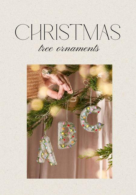 Personalized christmas tree ornaments • bauble bar • initials 

#LTKGiftGuide #LTKhome #LTKHoliday