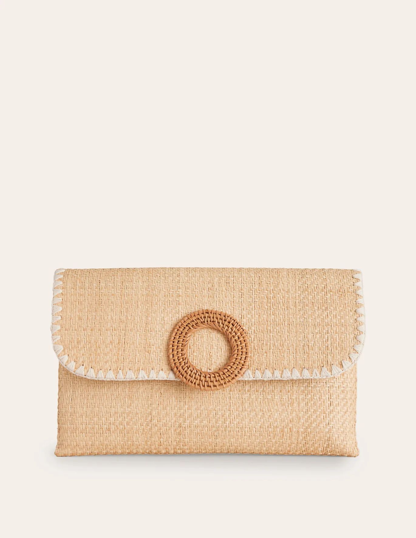 Raffia Clutch Bag | Boden (US)