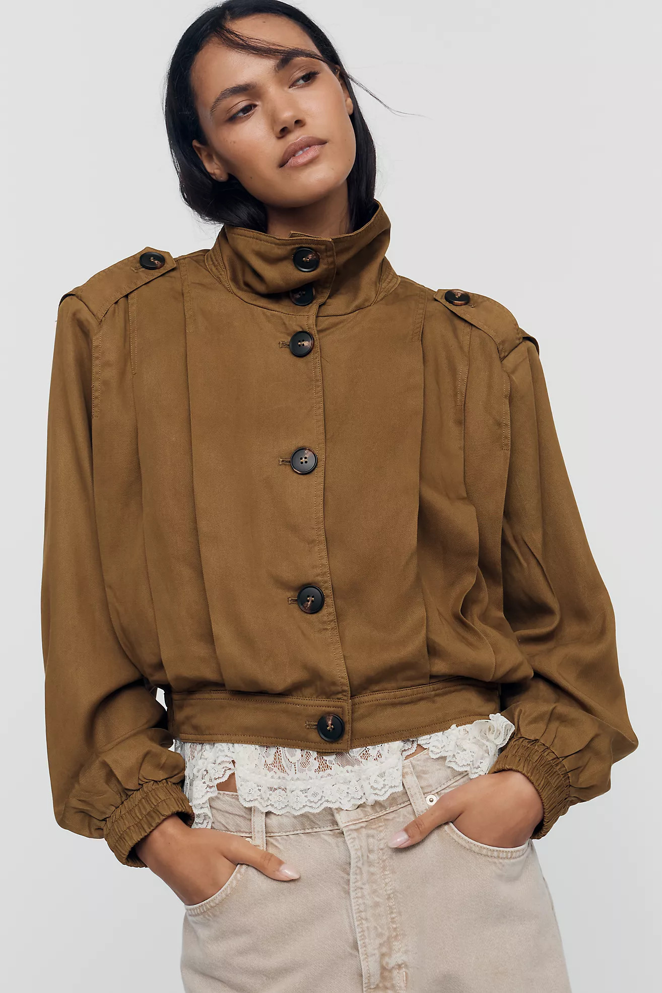 BLANKNYC Secret Sauce Cropped Jacket | Anthropologie (US)