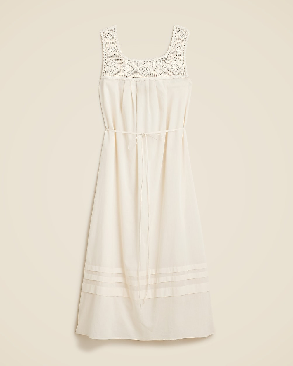 Crochet-trim dress | J. Crew US