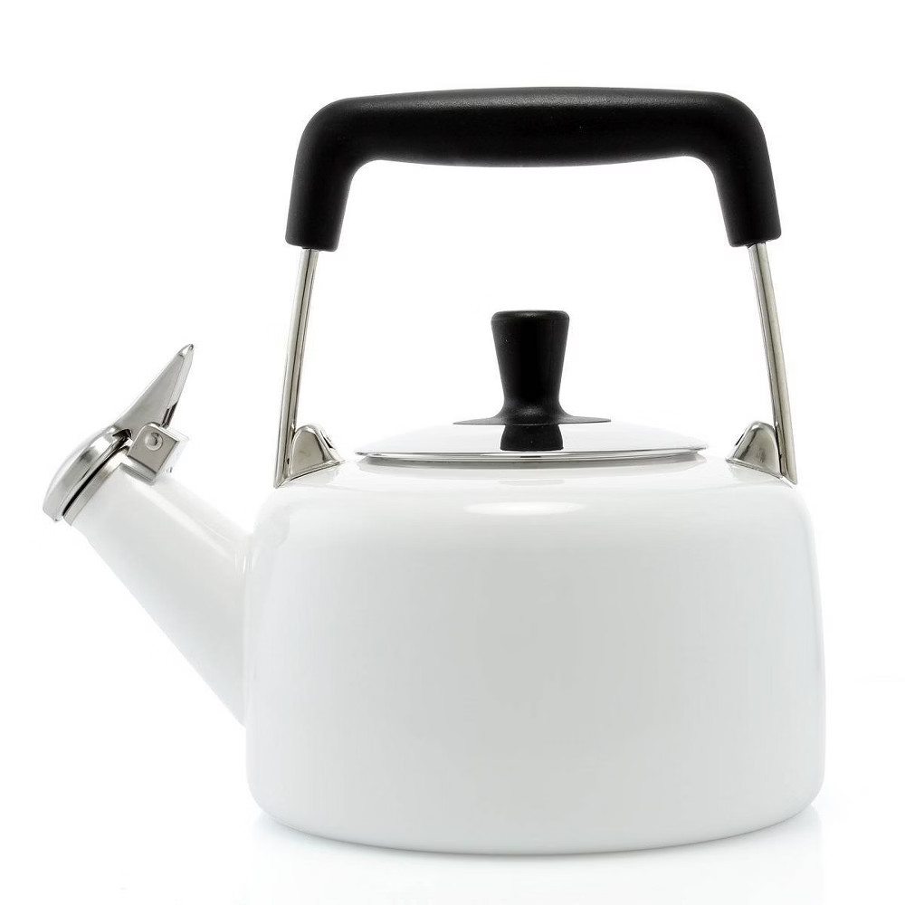 Chantal 1.4qt Freida Teakettle - White | Target
