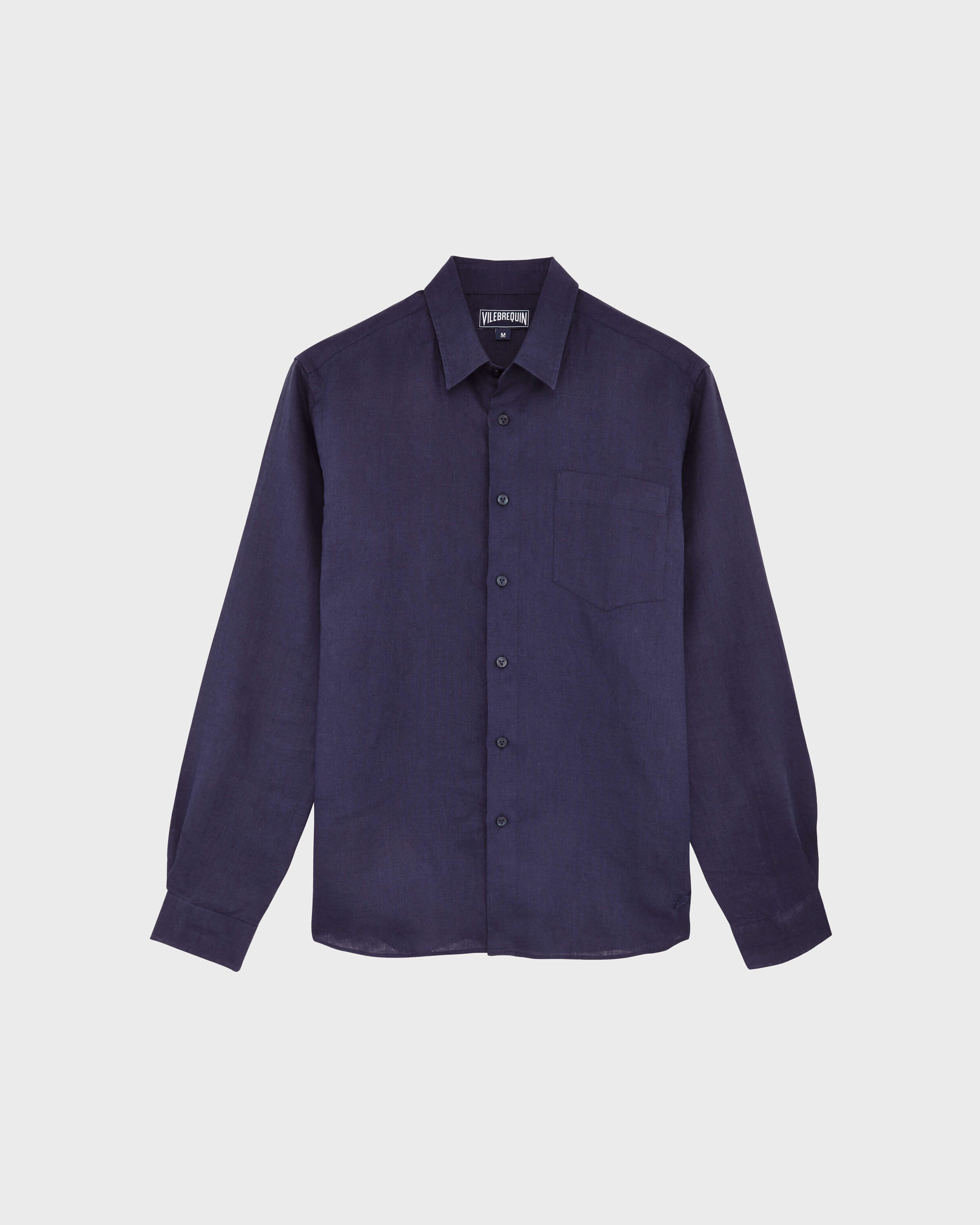 Men Linen Shirt Solid | Vilebrequin (US)