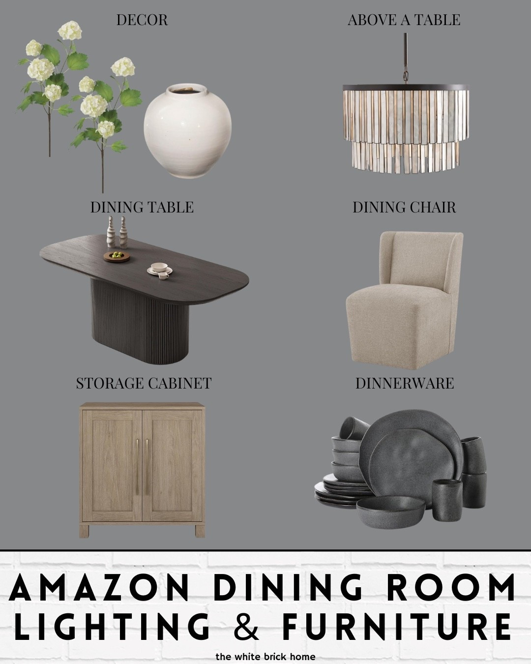Beautiful dining room finds from Amazon home! 

🖤🖤

Amazon, Amazon home, home decor, home design, dining table, dining room decor, chandelier, dinnerware, chair, dining chair, dining table, cabinet, dining cabinet, vase, faux greenery, pottery barn inspired, Amazon furniture 

#LTKHome #LTKStyleTip #LTKSaleAlert
