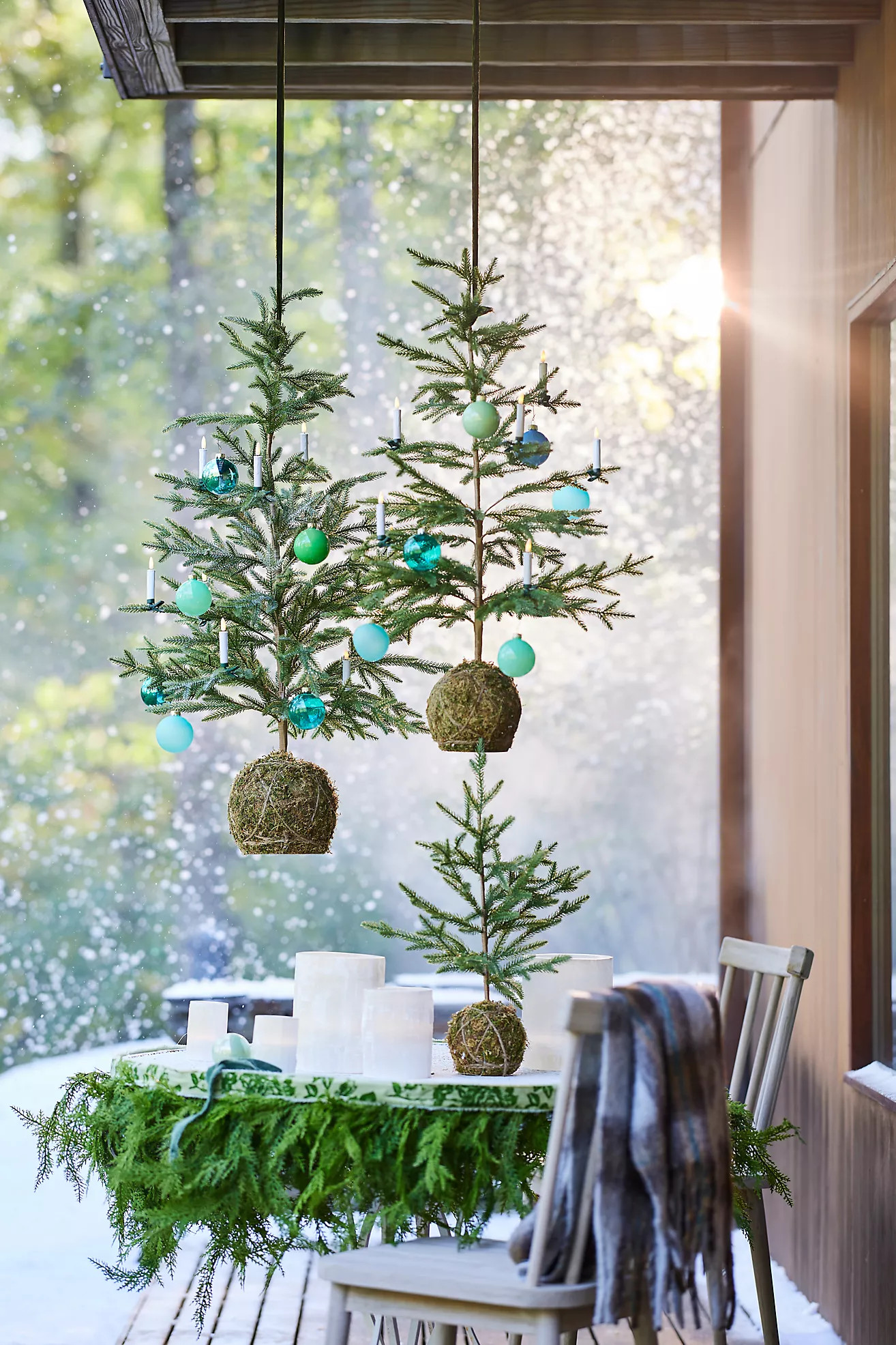 Moss Ball Mini Faux Fir Tree | Anthropologie (US)