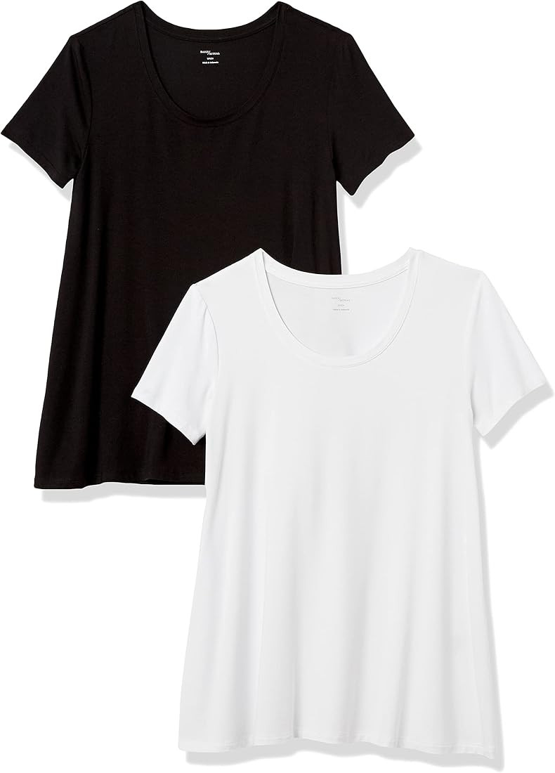 Daily Ritual Women's Jersey Short-Sleeve Swing Scoopneck T-Shirt | Amazon (US)