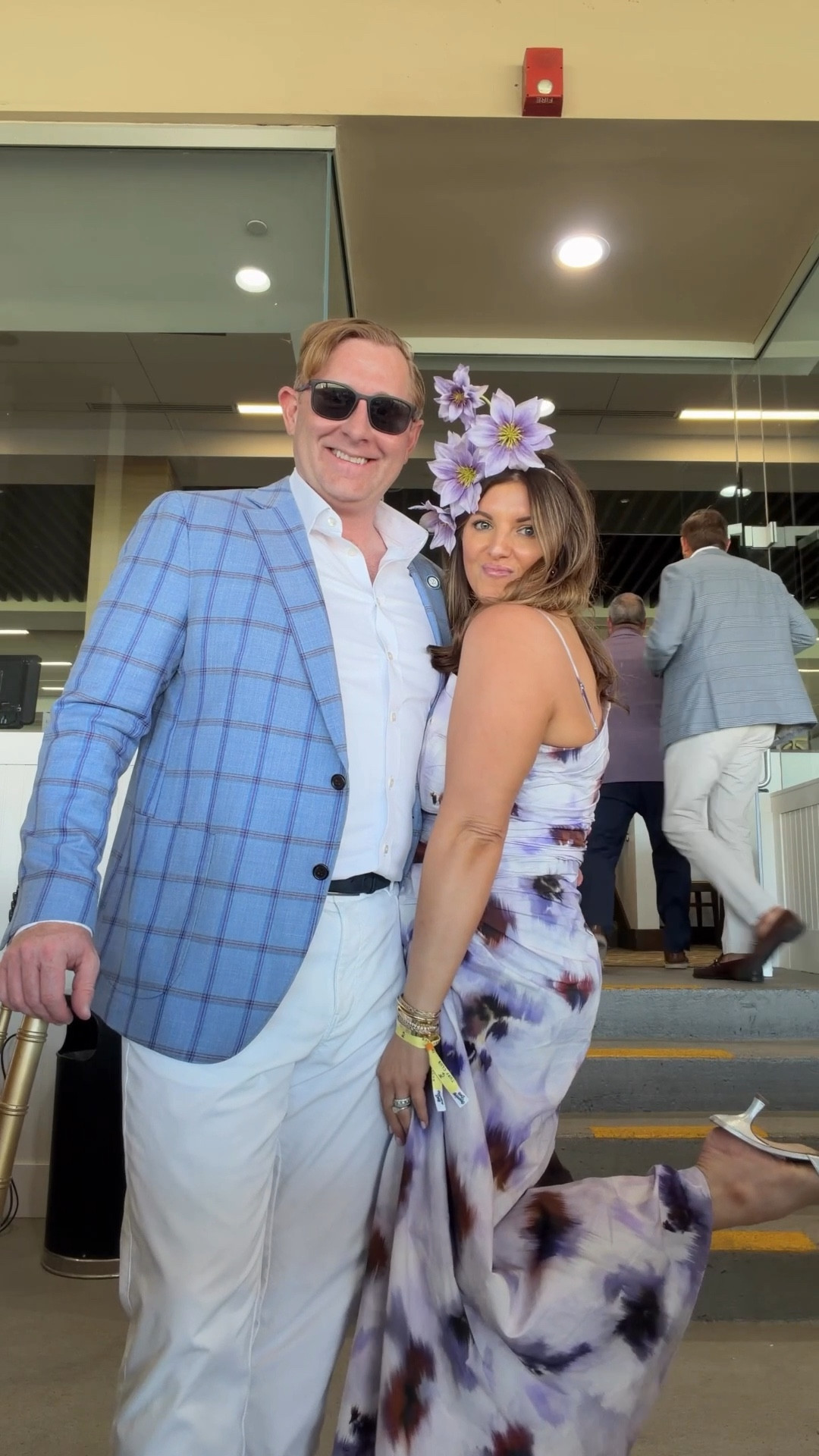 Opening day at Churchill Downs 🐎 

Can’t believe Derby Week is here & loving this printing ALC Dress (wearing size 10). Fascinator by Tiffany Woodard 

#LTKootd #LTKSeasonal #LTKMidsize