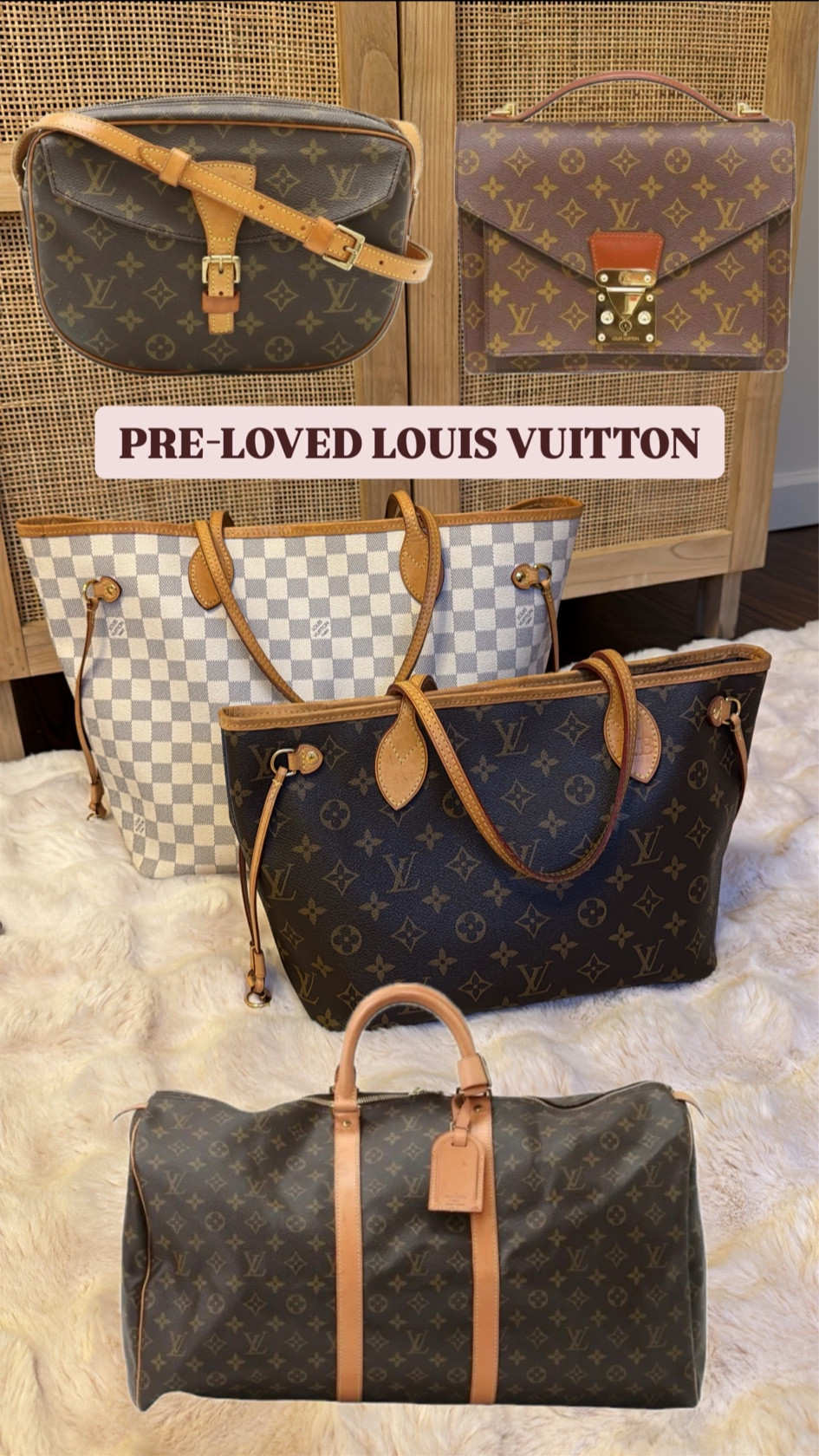 Pre-loved Louis Vuitton bags 

#WalmartPartner @WalmartFashion #PreLovedFinds

#LTKItBag #LTKSaleAlert #LTKHoliday