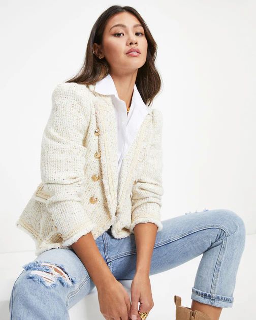 Understood The Assignment Pocketed Blazer - Ivory - FINAL SALE | VICI Collection