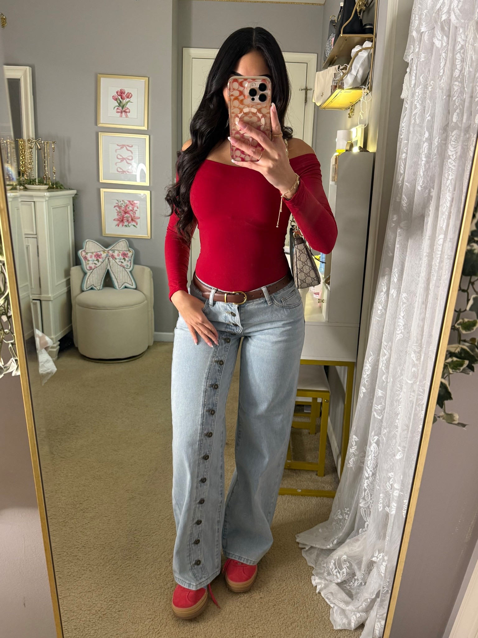 Everything size small!

#LTKgrwm #LTKValentine #LTKootd