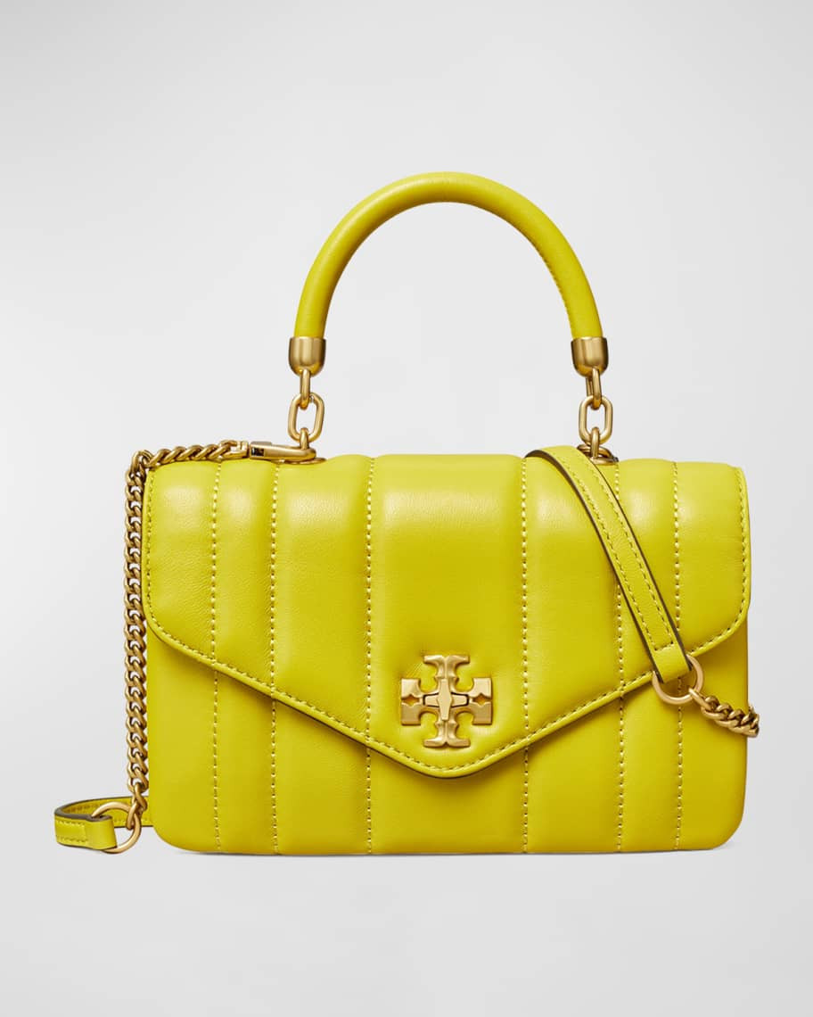 Tory Burch Kira Mini Quilted Top-Handle Bag | Neiman Marcus