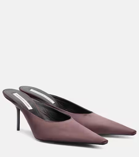 Satin mules | Mytheresa (UK)
