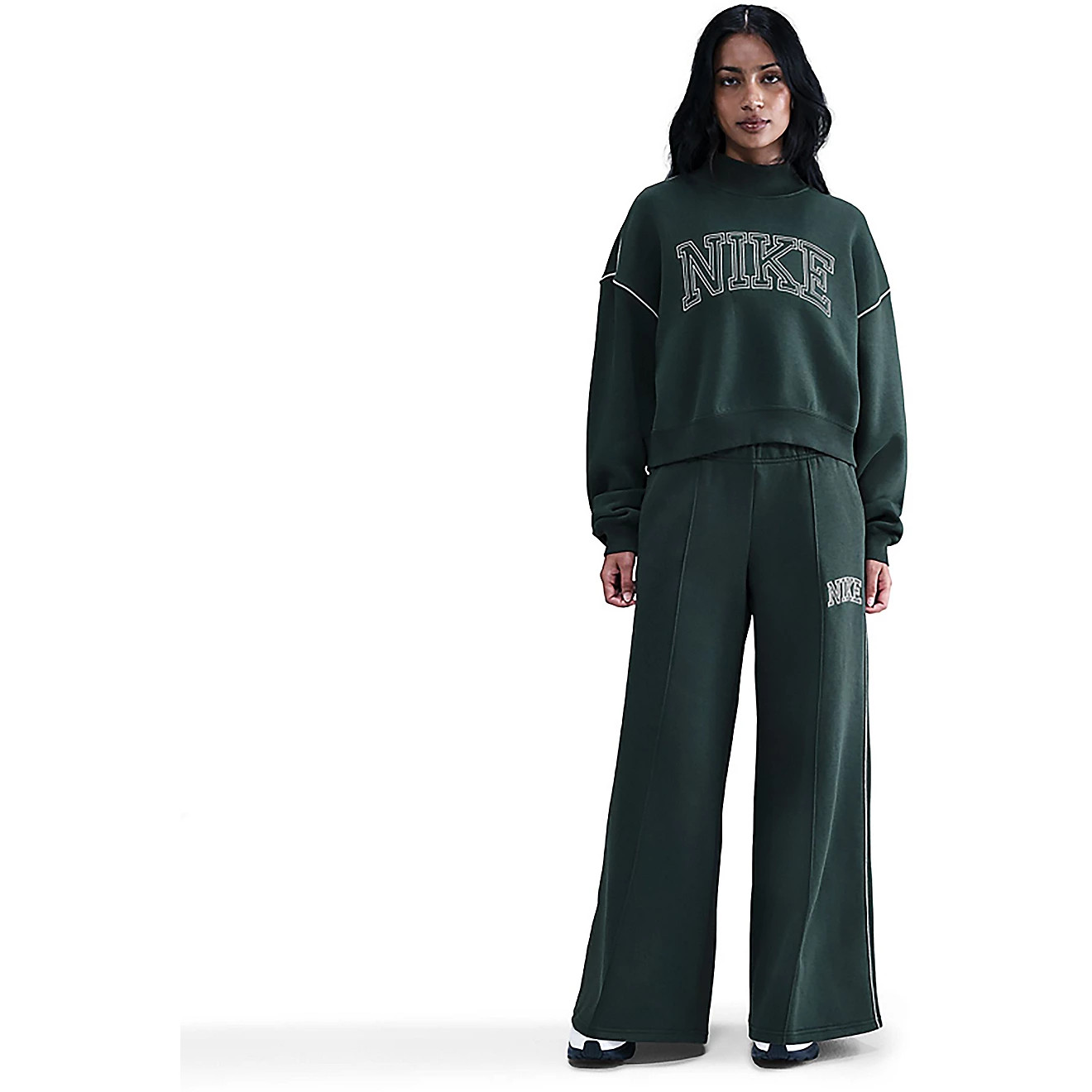 Nike Women's Nike Sportswear Phoenix Fleece Mock Neck Sweatshirt | Academy Sports + Outdoors