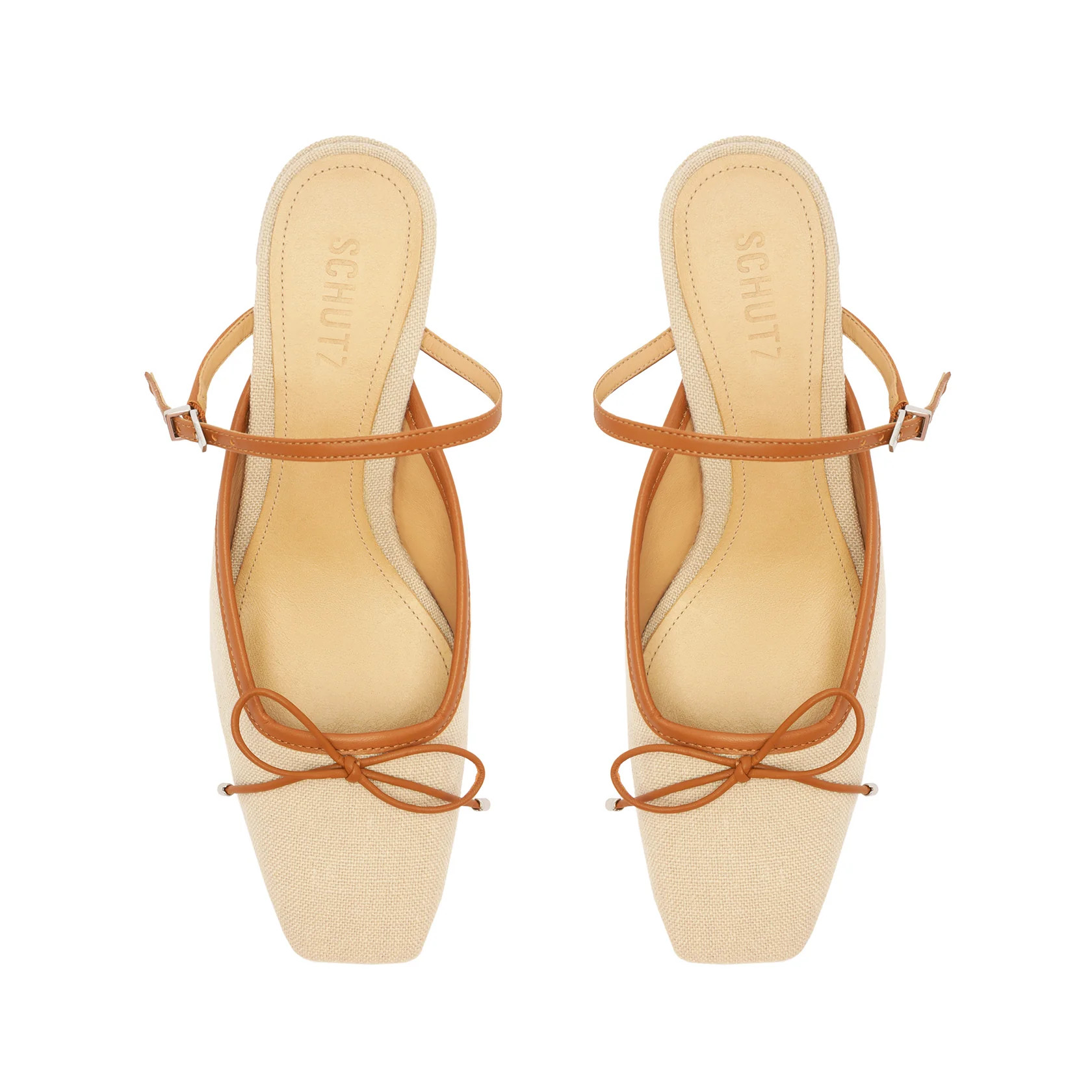 Arissa Linen Block Mule | Schutz Shoes (US)