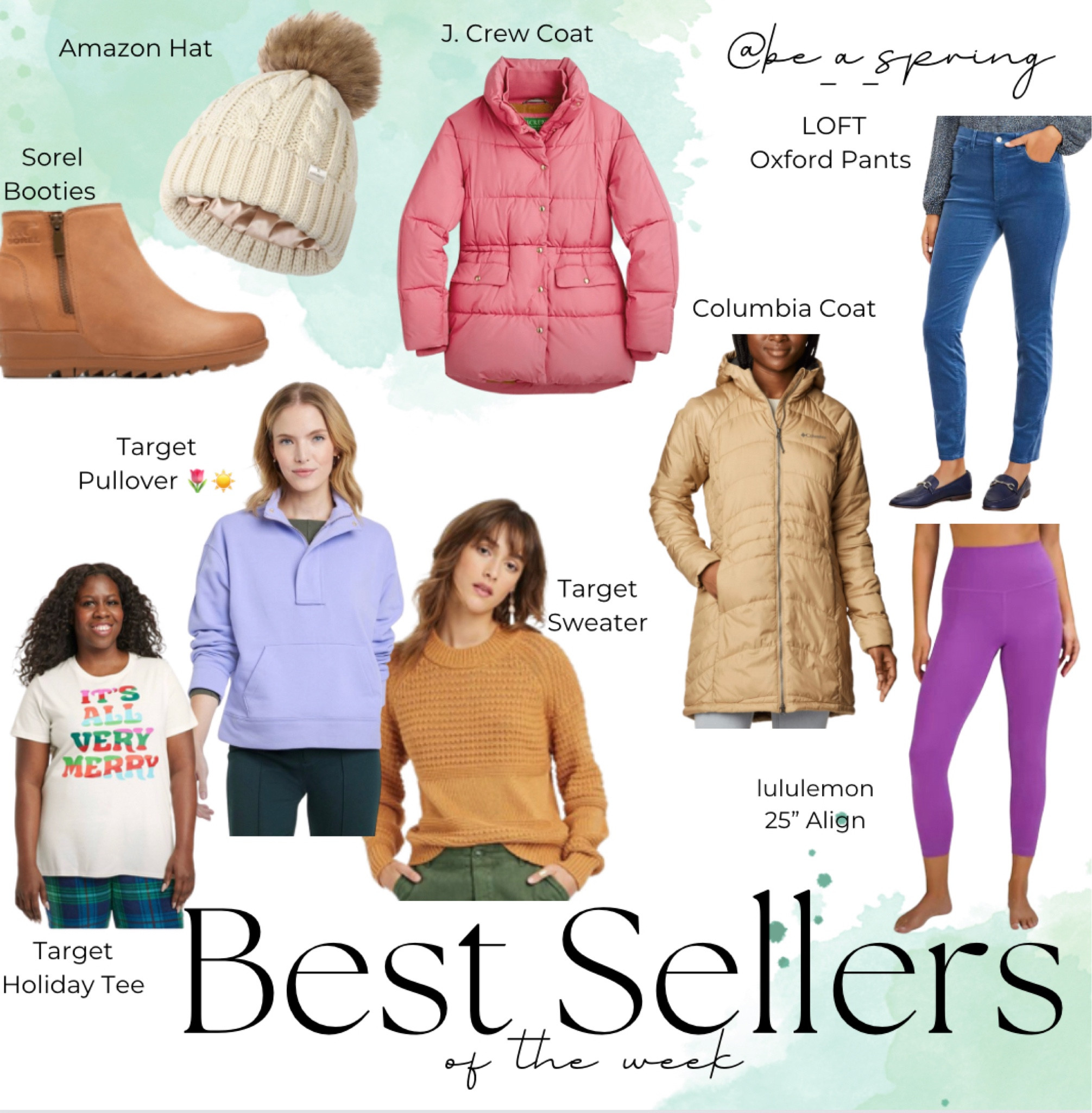Best Sellers of the week

#hocspring

#LTKGiftGuide #LTKSeasonal #LTKsalealert