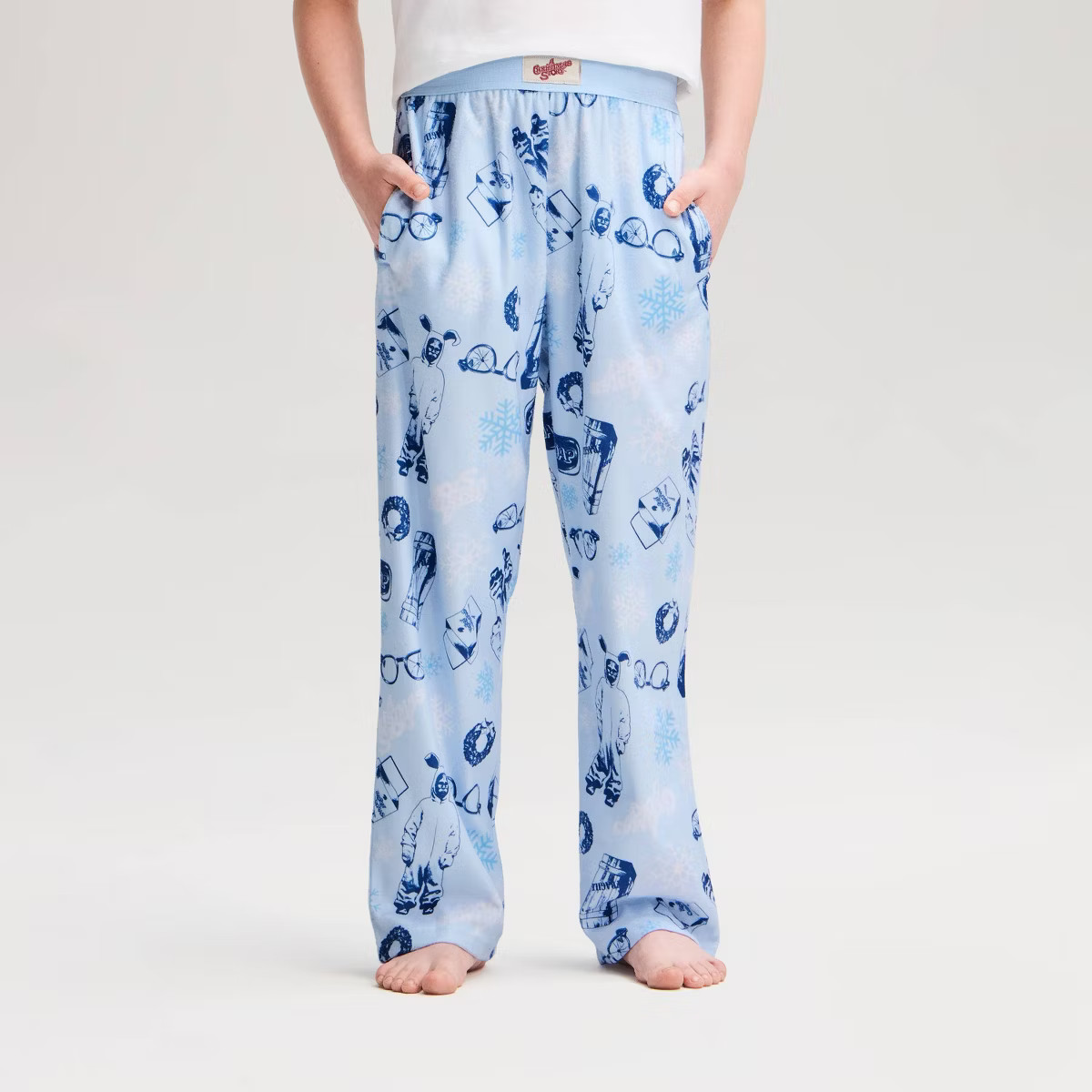 Boys' A Christmas Story Pajama Pants - Light Blue S | Target