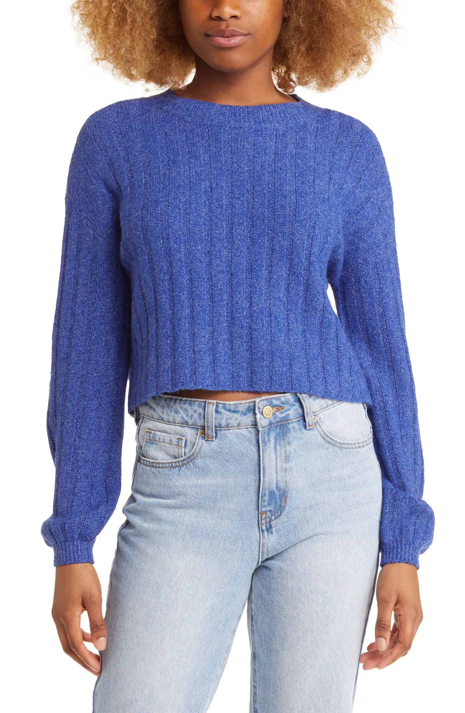 Ribbed Crewneck Sweater | Nordstrom