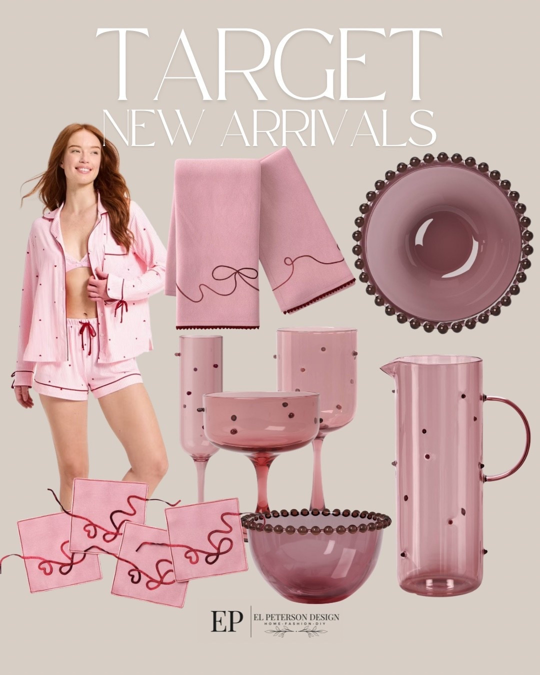 Target 
New arrivals
Pjs
Kitchen napkin
Glasses
Pitcher
Bowl


#LTKFindsUnder100 #LTKFindsUnder50 #LTKHome