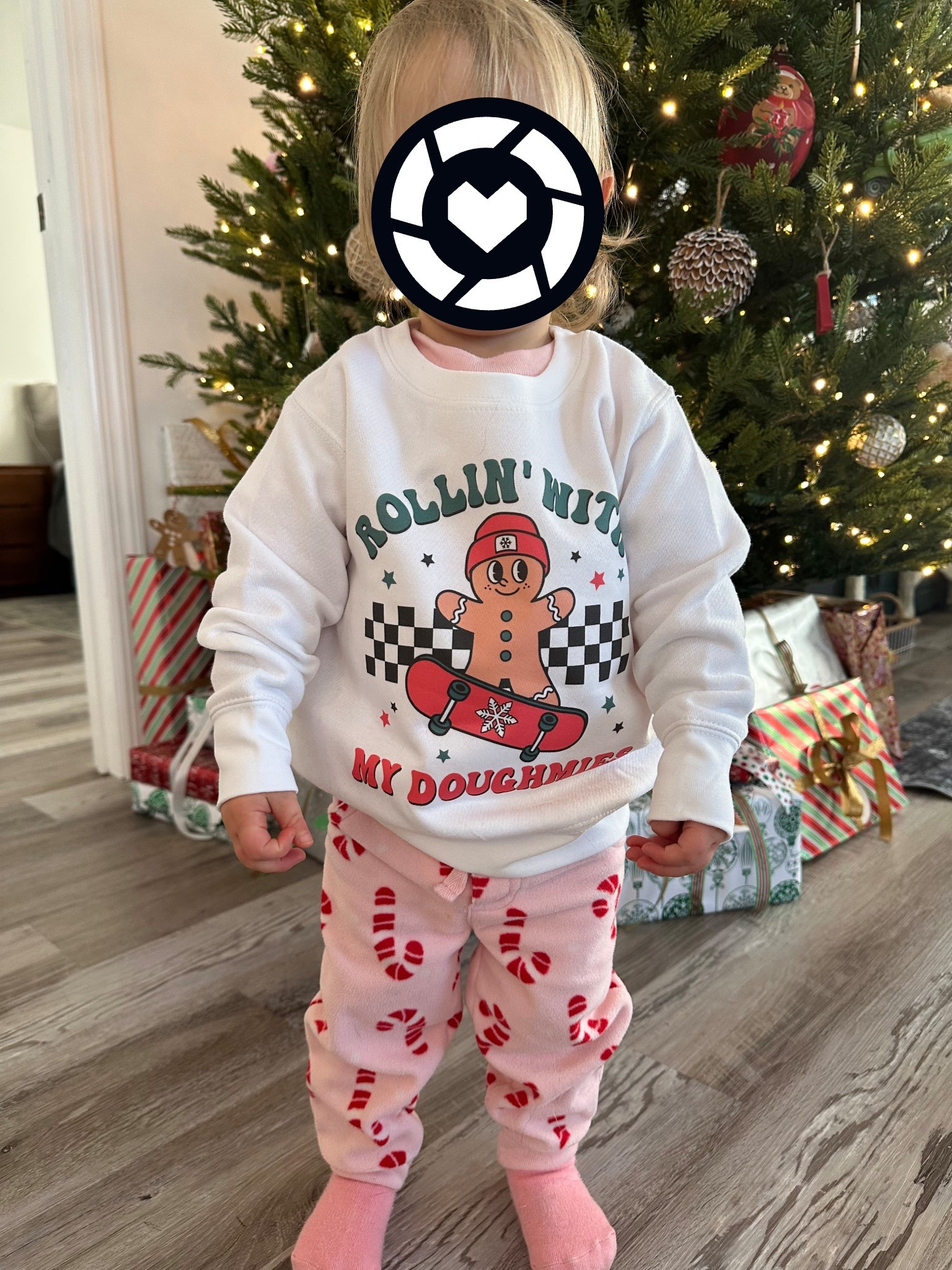 Rollin’ with my doughmies ! 🎄 🛹 this adorable crew neck is such a cute outfit for your toddler! I love the gingerbread man skateboarding

#LTKBaby #LTKHoliday #LTKKids