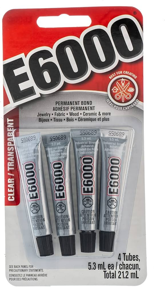 E-6000 Glue Clear Mini Tubes | DIY Craft | Glue for Craft | Multi Purpose Glue | Transparent | Pa... | Amazon (CA)