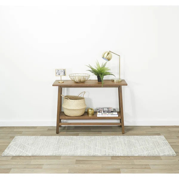 Hamlett Geometric Area Rug in Gray | Wayfair North America