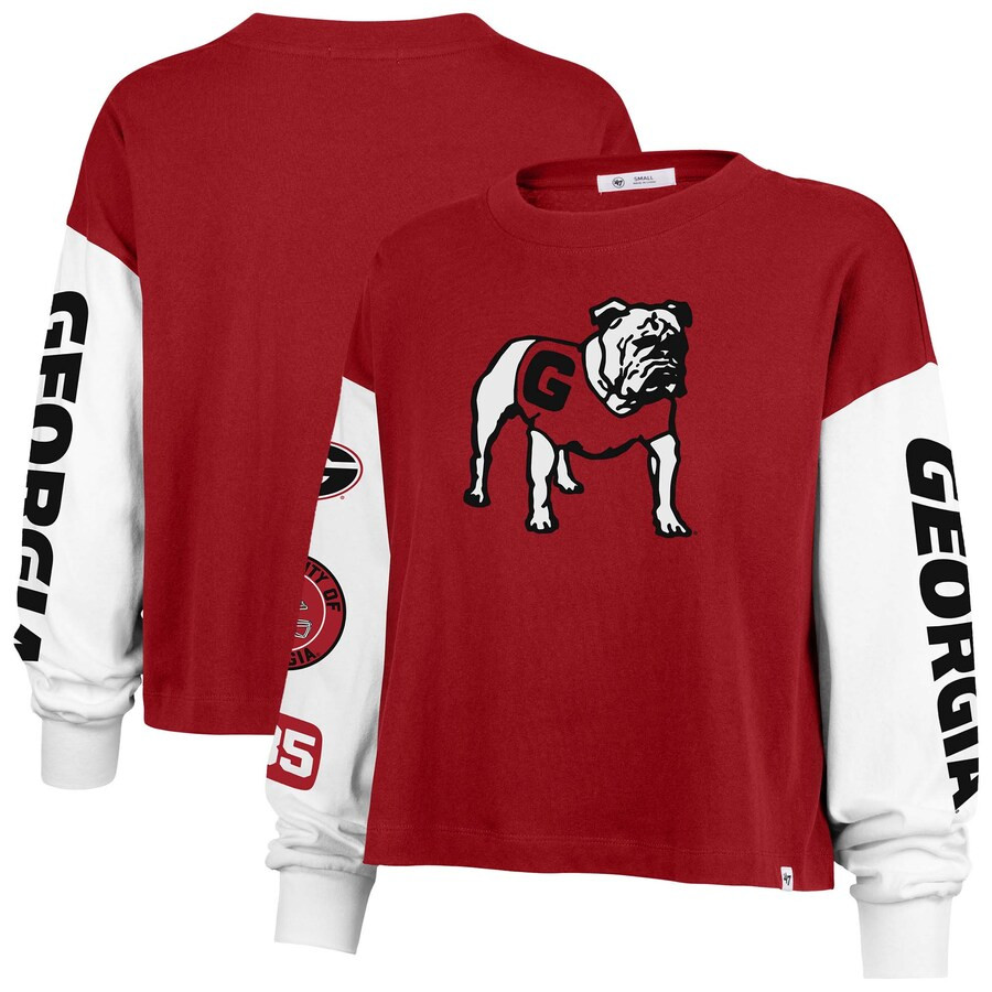 Georgia Bulldogs '47 Women's Sydney Long Sleeve T-Shirt - Red | Fanatics