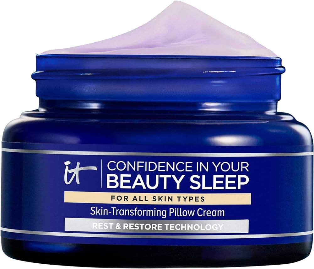 Amazon.com: IT Cosmetics Confidence in Your Beauty Sleep Night Cream - Visibly Improves Fine Line... | Amazon (US)