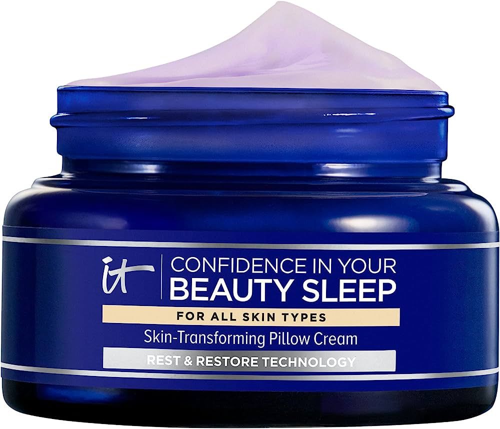 IT Cosmetics Confidence in Your Beauty Sleep Night Cream - Visibly Improves Fine Lines, Wrinkles,... | Amazon (US)