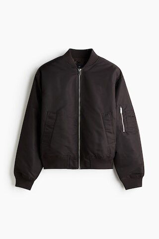 H & M - Nylon bomber jacket - Brown | H&M (UK, MY, IN, SG, PH, TW, HK)