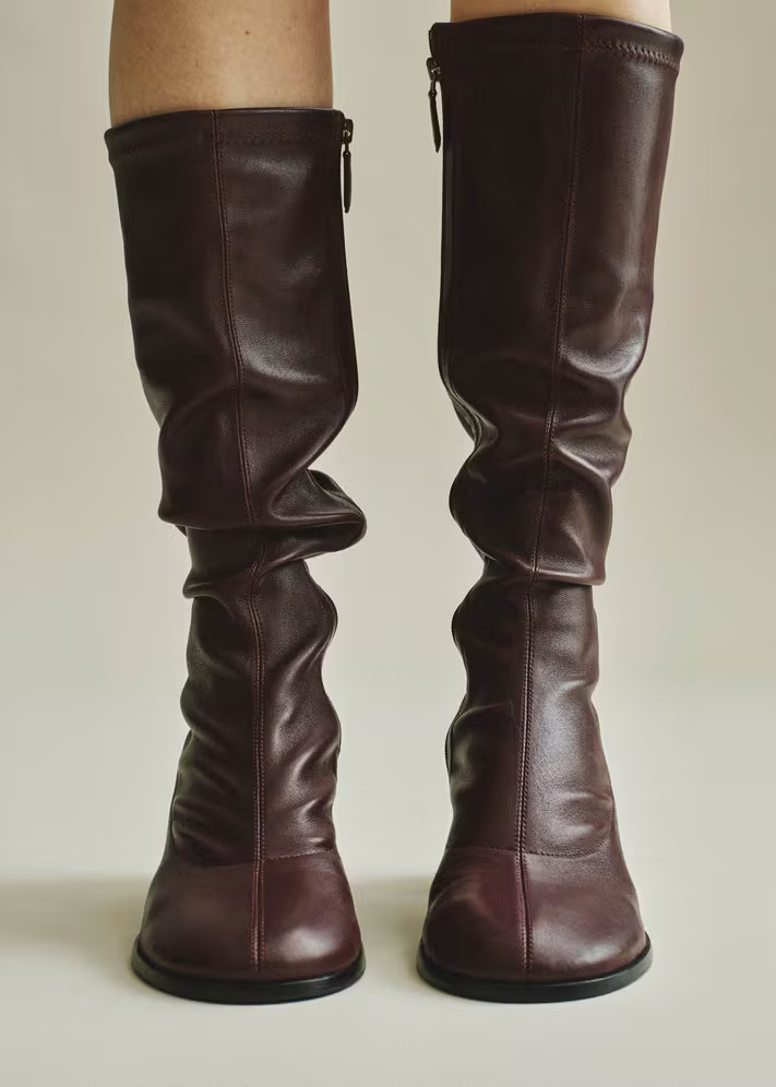Stretch Knee-High Boot Soft Italian Stretch Leather | ME+EM Global (Excluding US)