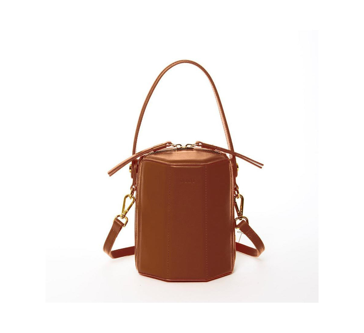 Susu Chocolate Brown Leather Bucket Bag Small Crossbody Purse Women's Handbag - Brown | Macy's