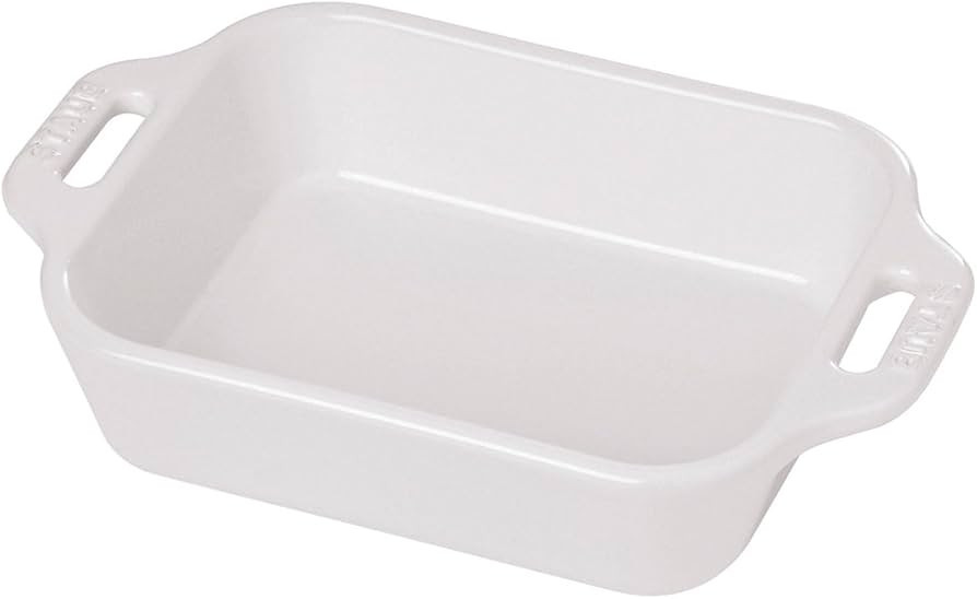 STAUB - 40508-597 STAUB Ceramics Rectangular Baking Dish, 13x9-inch, White | Amazon (US)