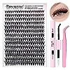 Pawotence Lash Clusters 40D 280pcs Cluster Eyelash Extensions 9-16mm Mix Eyelash Clusters Lash Ex... | Amazon (US)