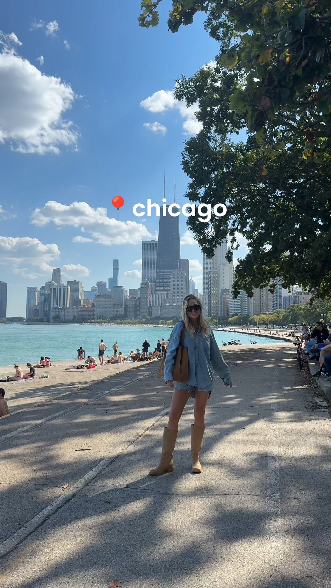 Early fall denim on denim outfit! With the best boots!! Wearing size M top and tts shorts, then boots I ordered up 1/2 size! 

#LTKFindsUnder50 #LTKStyleTip #LTKSeasonal