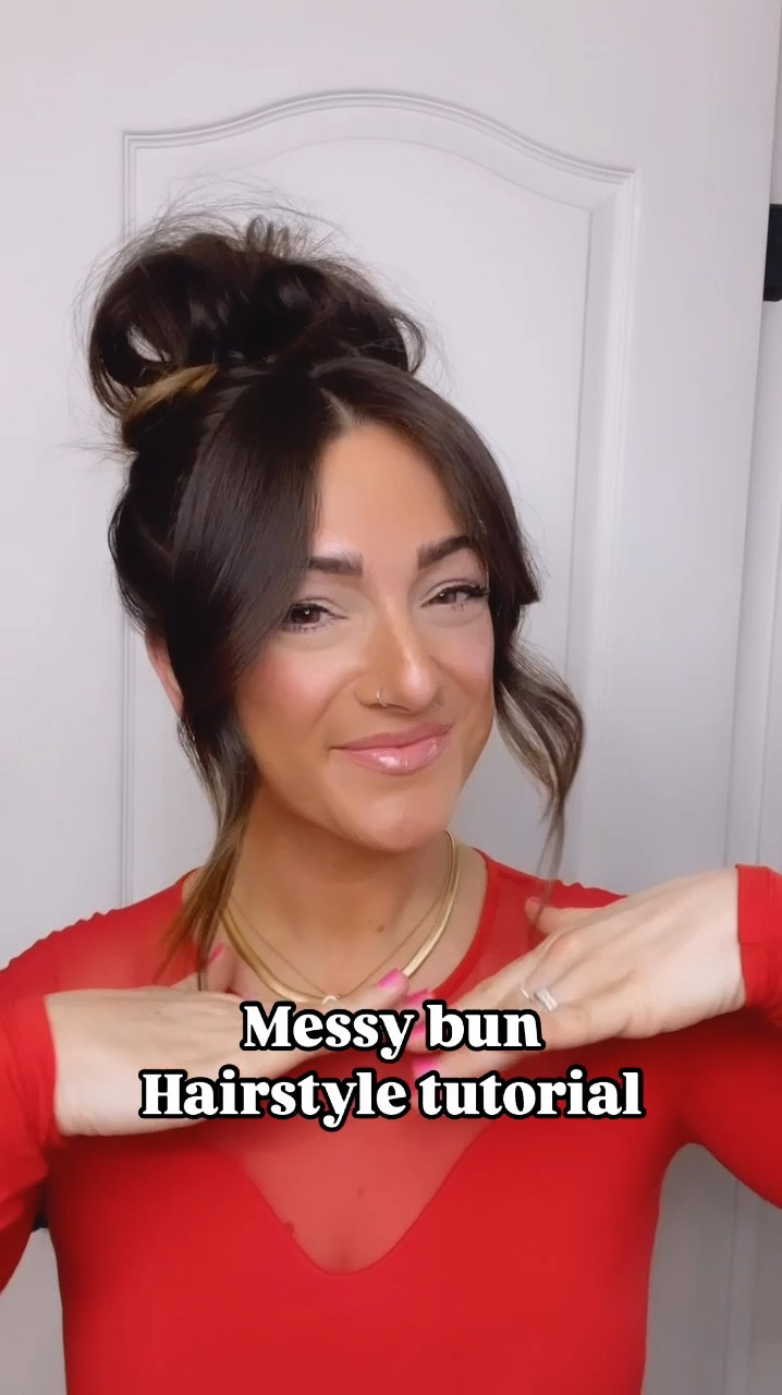 Messy bun hairstyle tutorial 🫶

#LTKStyleTip #LTKBeauty #LTKWatchNow