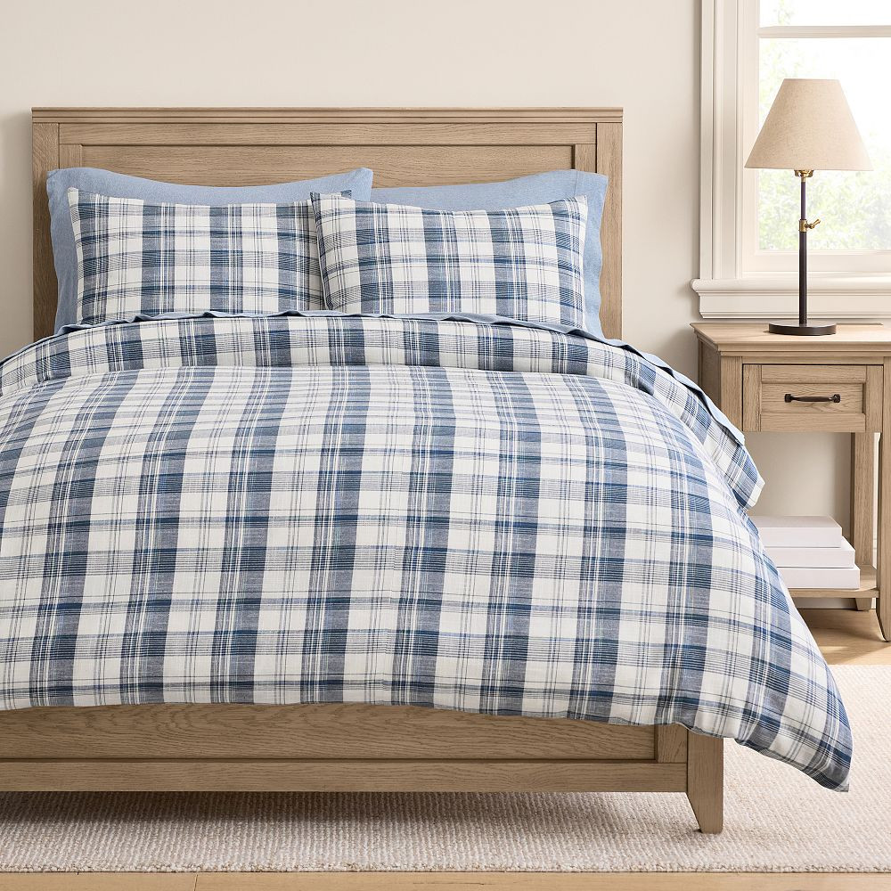 Alex Plaid Duvet Cover | Pottery Barn Teen