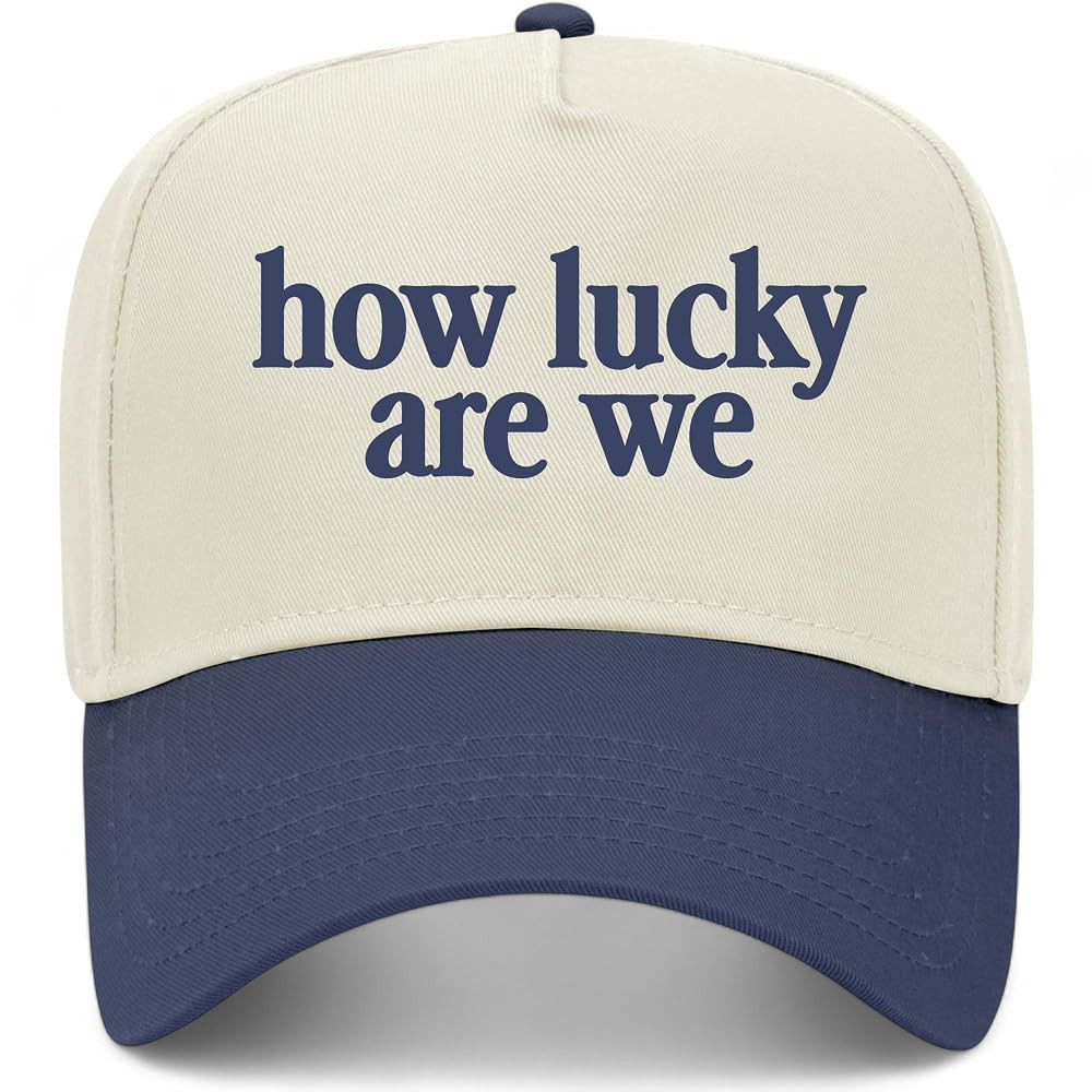 How Lucky are We Vintage Trucker Hat | Premium Snapback Baseball Hat for Men & Women | Amazon (US)
